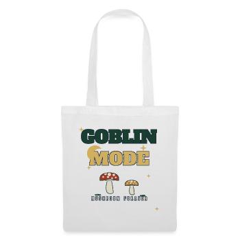 Goblin-Modus Pilzsammler - Stoffbeutel - Weiß - Vorne
