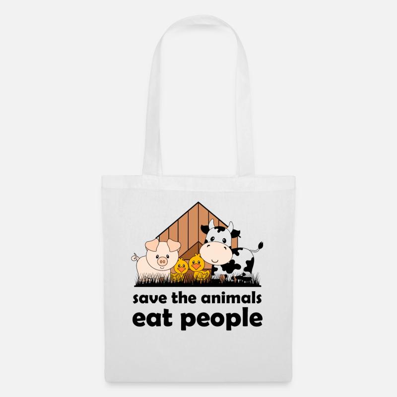 Save the Animals - Tote Bag - white