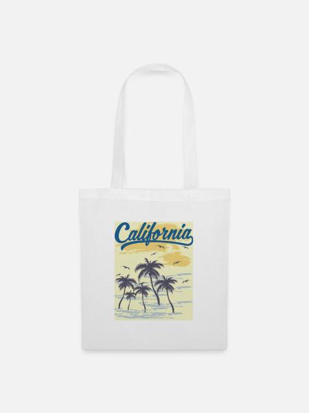 California - Stoffbeutel - Weiß