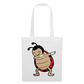 Dabbing Dab coccinelle - Sac en tissu - blanc - Devant