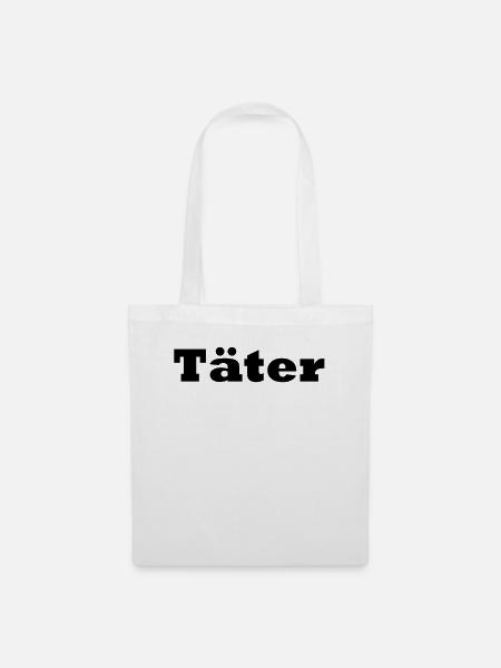 Täter - Stoffbeutel - Weiß