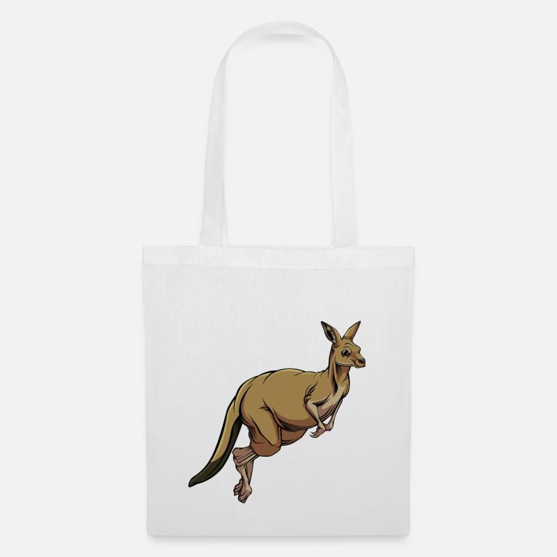 Kangaroo - Tote Bag - white