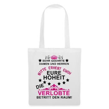 Fiancée - Sac en tissu - blanc - Devant