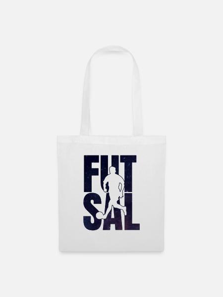 Futsal Logo Geschenk - Stoffbeutel - Weiß