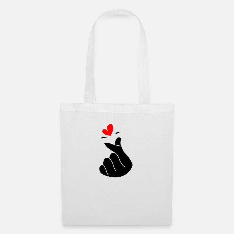 Corée amour - Sac en tissu - blanc