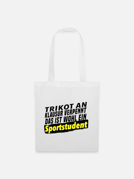 Sportstudent - Stoffbeutel - Weiß