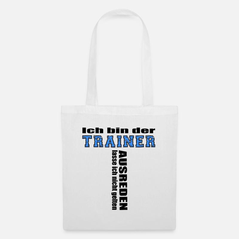 cooles Trainer Trainerin Sporttrainer Geschenk - Stoffbeutel - Weiß