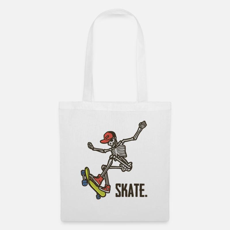 SKATE - Sac en tissu - blanc