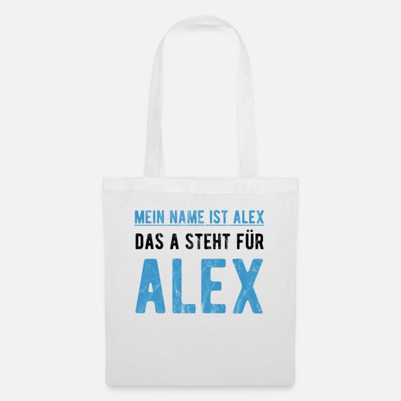 Alex - Stoffbeutel - Weiß