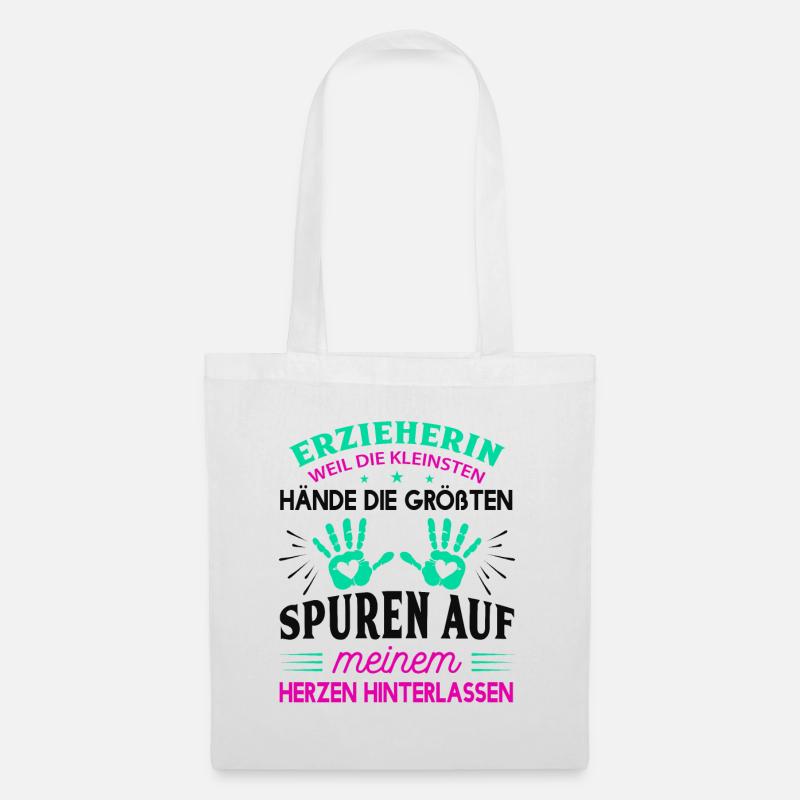 Erzieherin - Stoffbeutel - Weiß