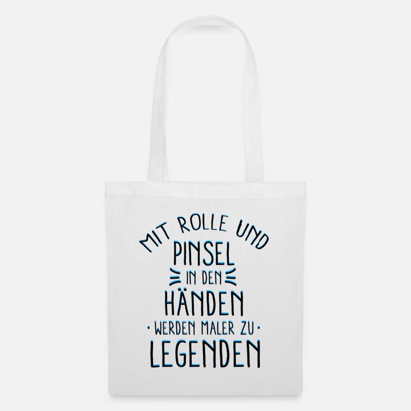 Maler Geschenk - Stoffbeutel - Weiß