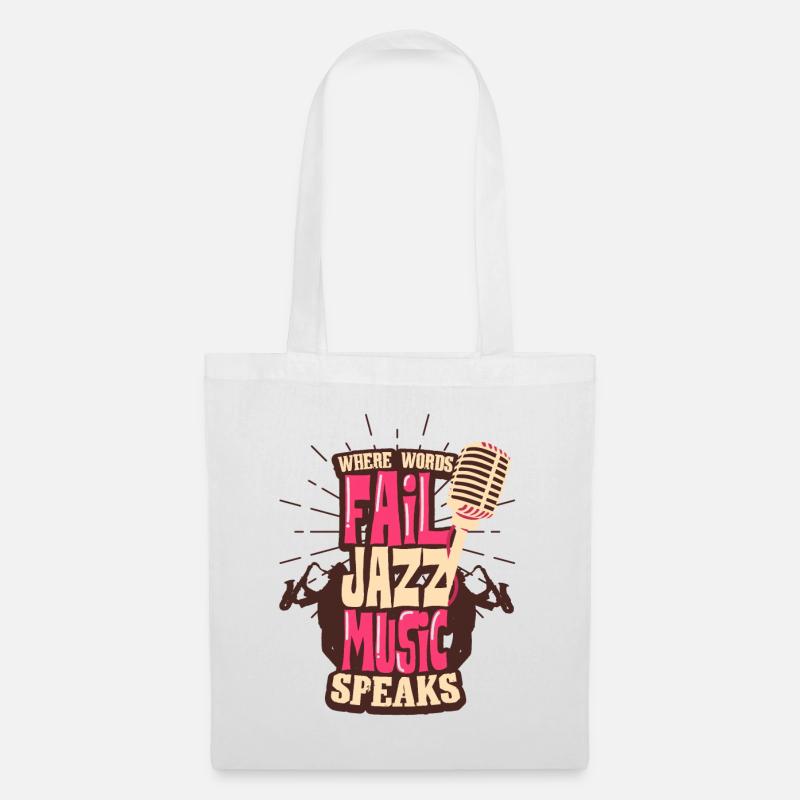 Jazz - Stoffbeutel - Weiß