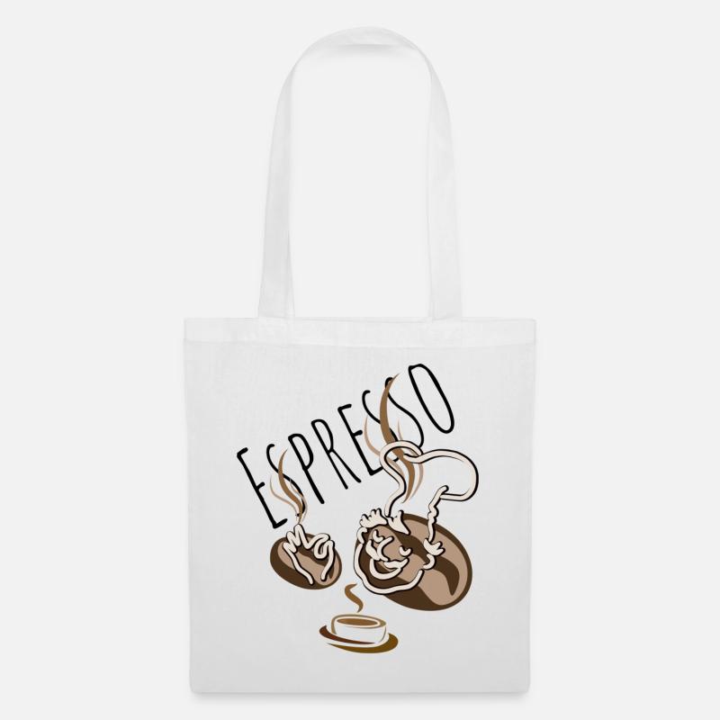 Espresso - Stoffbeutel - Weiß