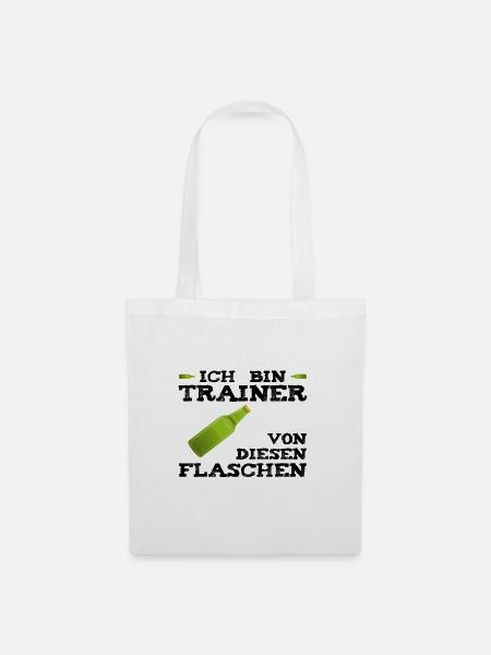 Trainer Von Diesen Flaschen - Stoffbeutel - Weiß