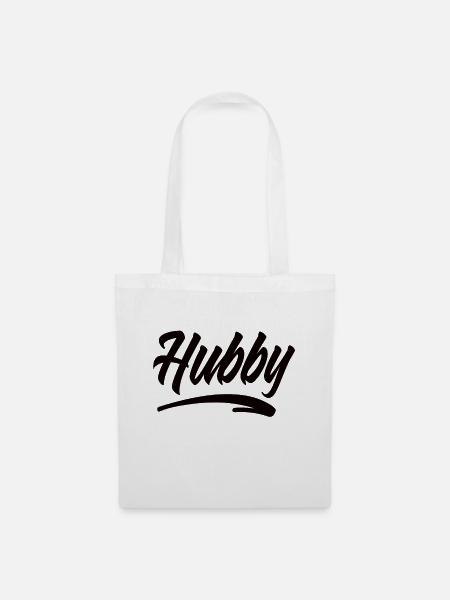 Hubby - Stoffbeutel - Weiß