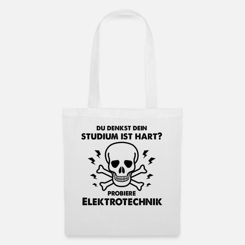 Elektrotechnik Studium - Stoffbeutel - Weiß
