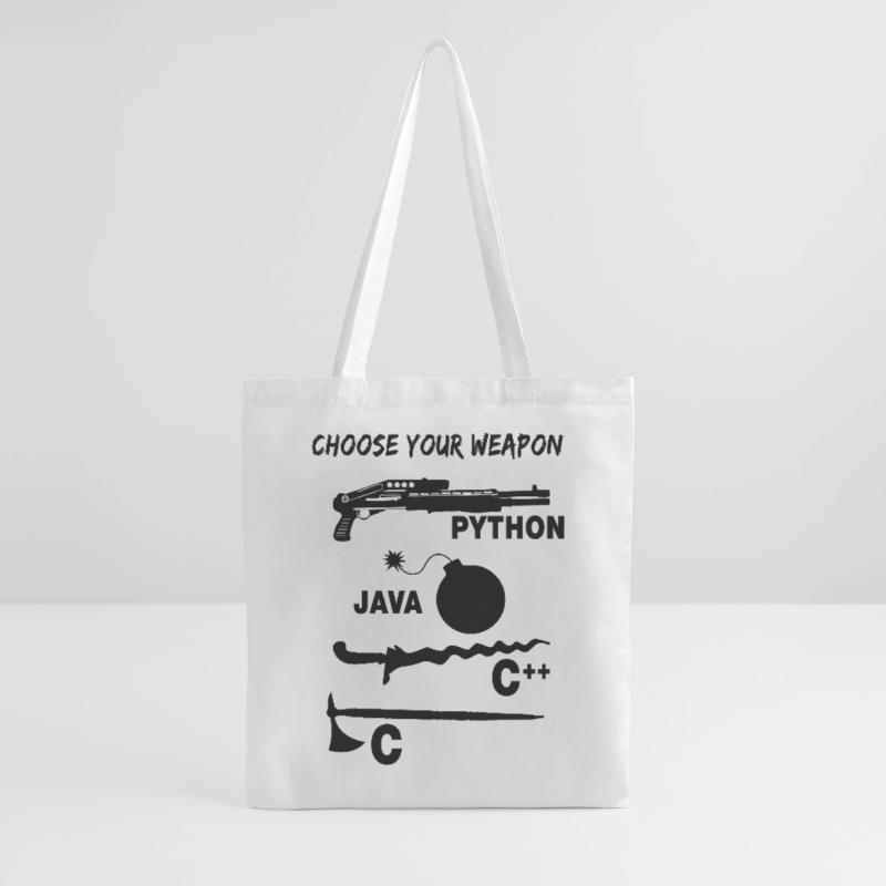 Programmierer Wählt Eure Programmiersprache Stoffbeutel