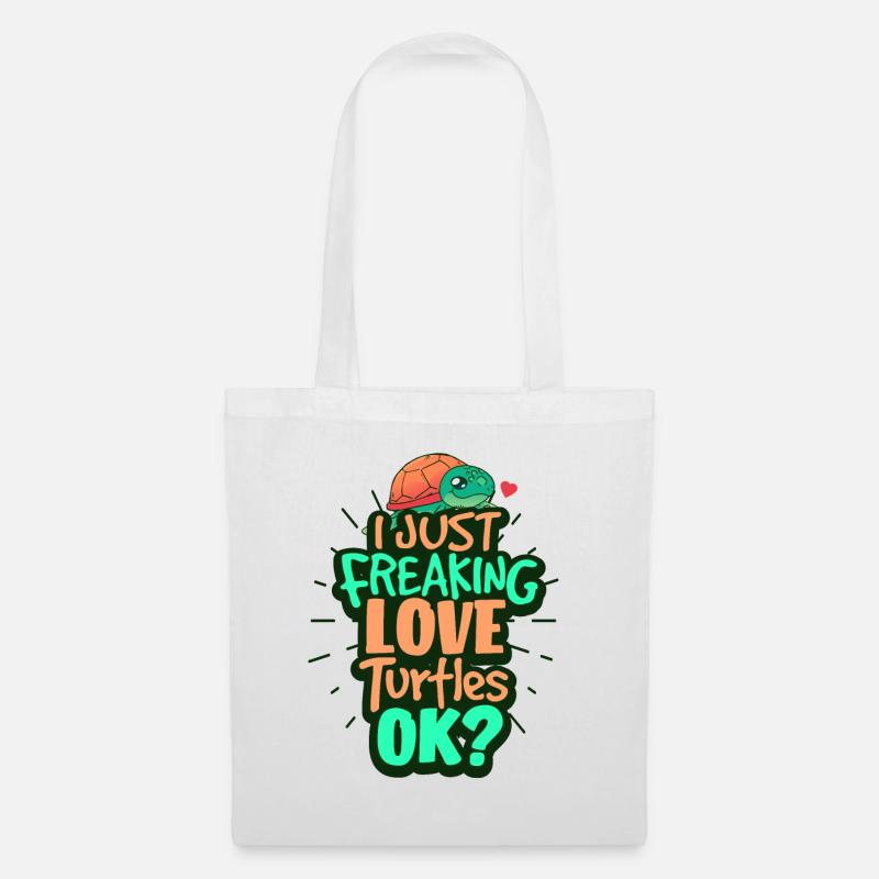 turtle - Tote Bag - white