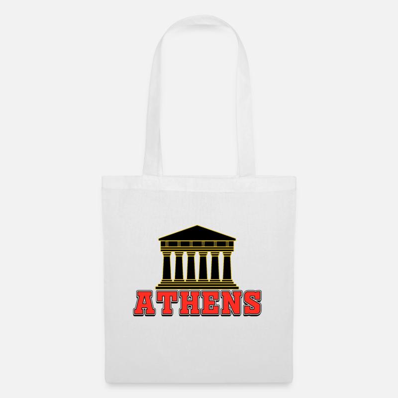 Athens - Stoffbeutel - Weiß