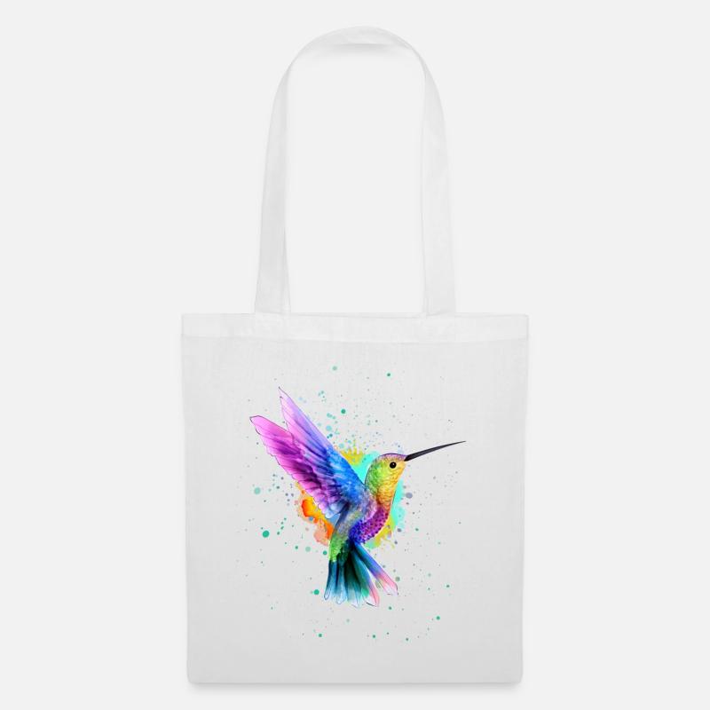 Kolibri - Stoffbeutel - Weiß
