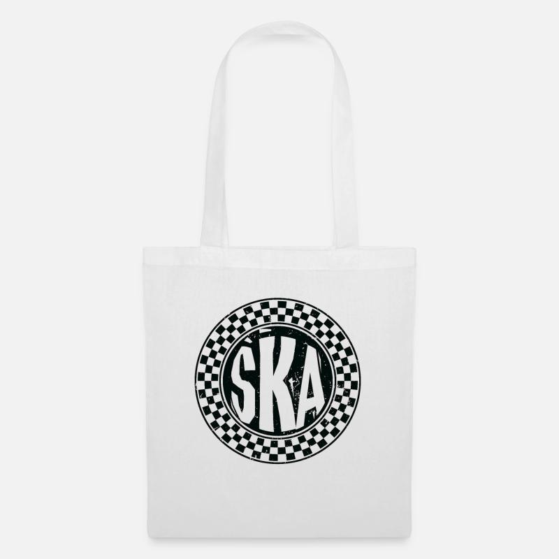 Ska Musik - Stoffbeutel - Weiß