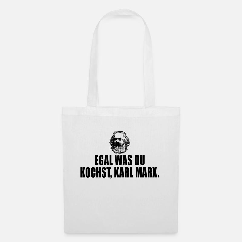 egal was du kochst karl marx - Stoffbeutel - Weiß