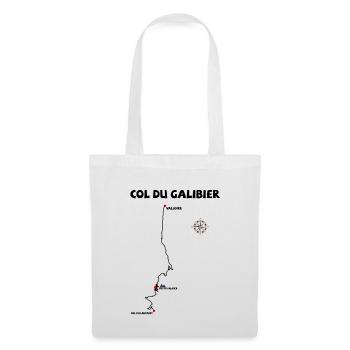 Col du Galibier 2642 m serpentine in France - Tote Bag - white - Front