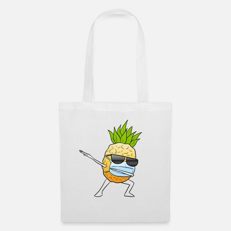 Pineapple - Stoffbeutel - Weiß