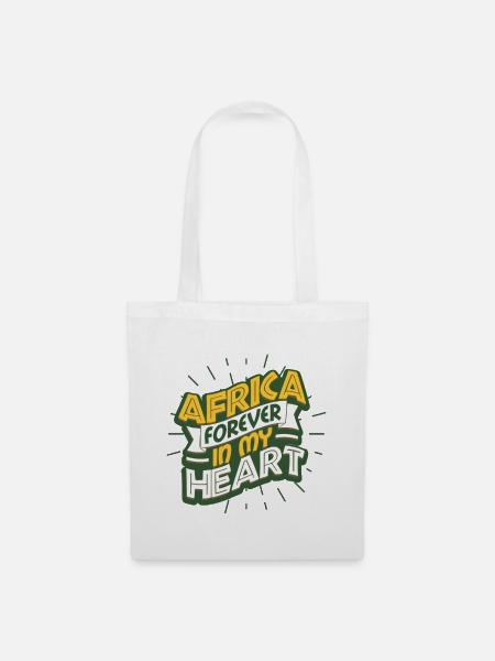 Afrika - Stoffbeutel - Weiß