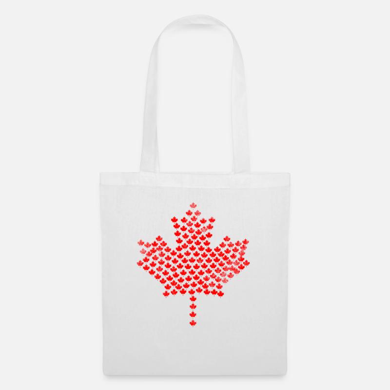 Canada Feuille d’érable - Sac en tissu - blanc