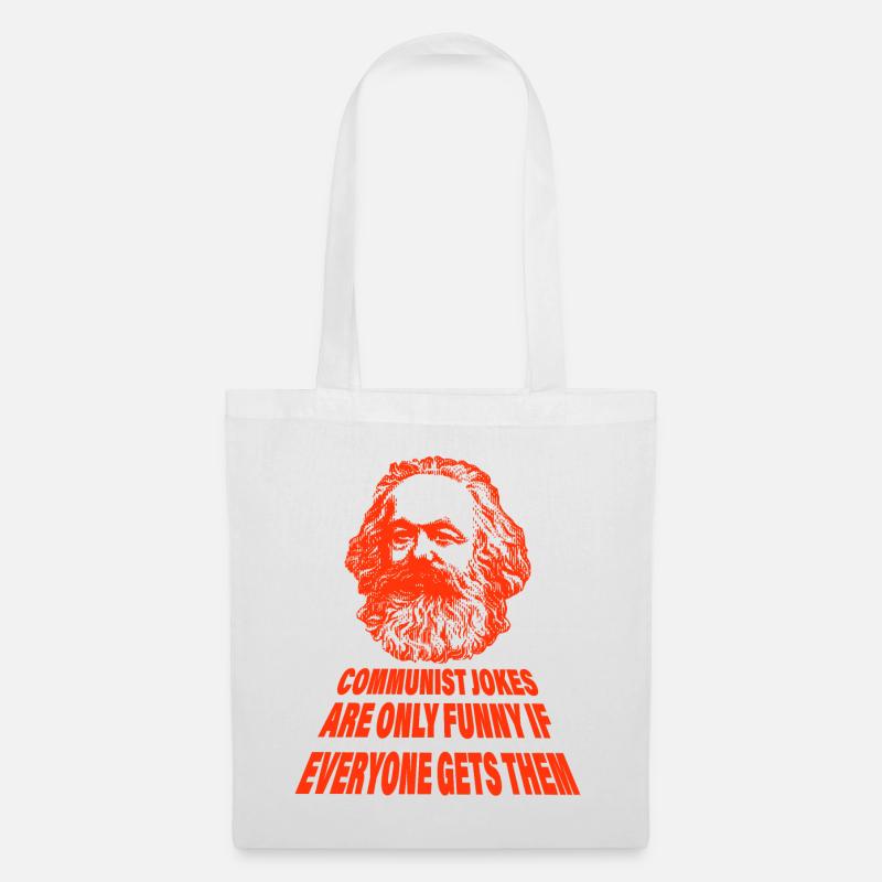 kommunistischer Witz Geschenk - Stoffbeutel - Weiß
