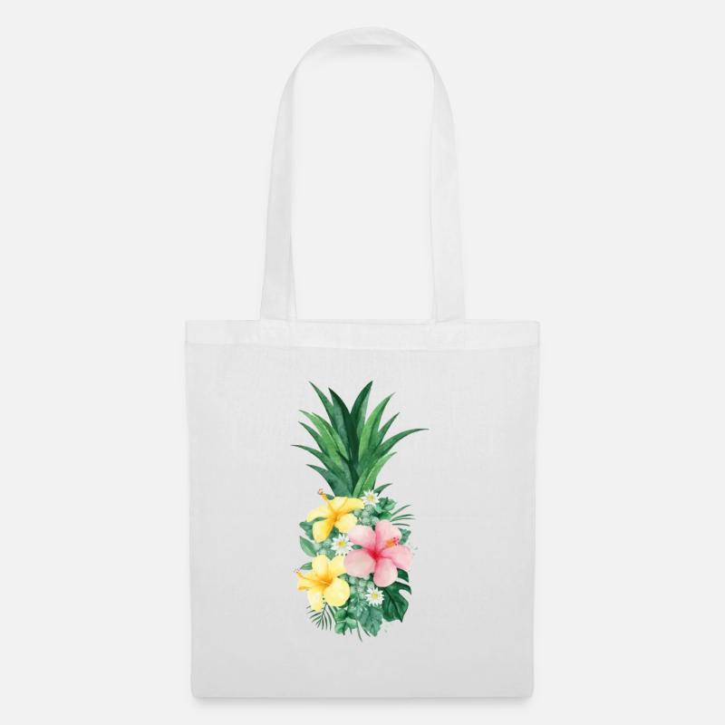 Pineapple - Stoffbeutel - Weiß