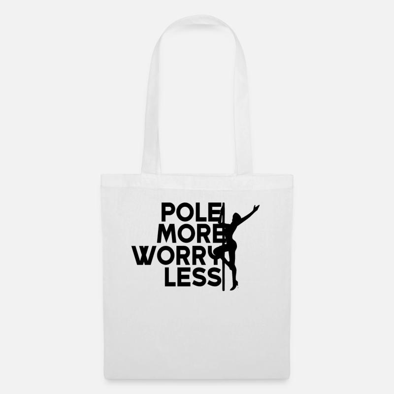 Cadeau de pole dance pole dance - Sac en tissu - blanc