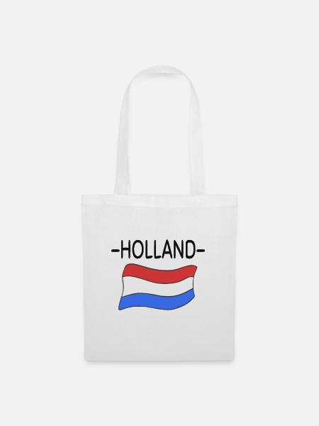 Holland - Stoffbeutel - Weiß