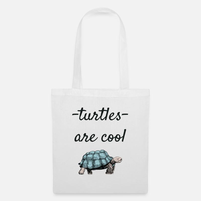 Schildkröte - Stoffbeutel - Weiß