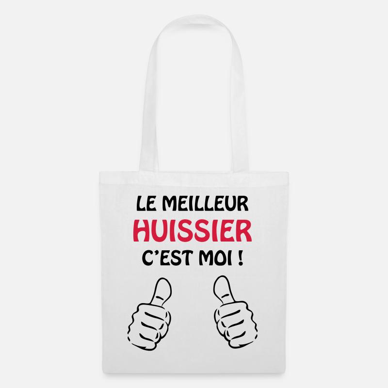 Le meilleur Huissier c'est moi - Sac en tissu - blanc