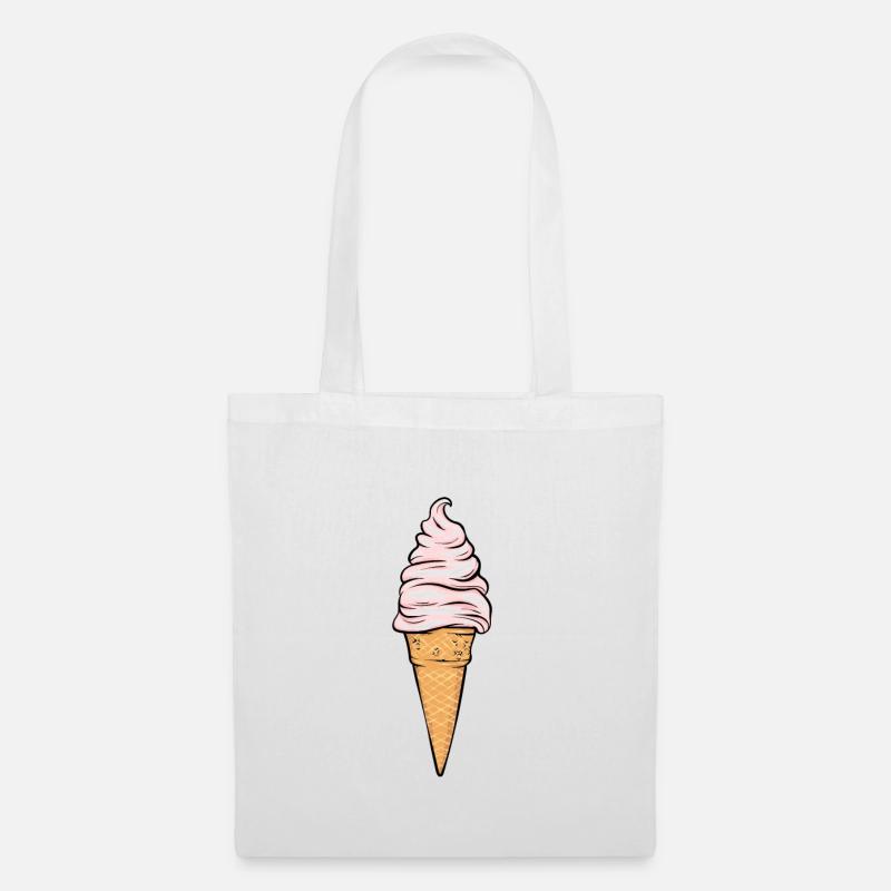 Eis - Stoffbeutel - Weiß