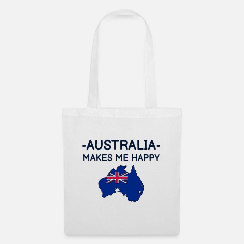 Australien - Stoffbeutel - Weiß