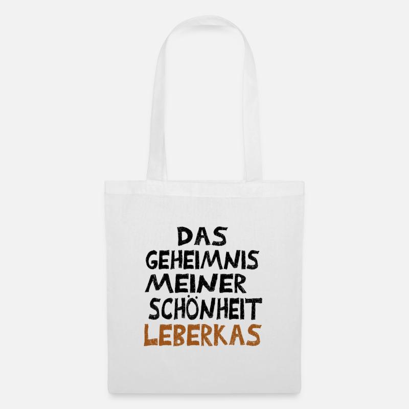 Leberkas Lustig - Stoffbeutel - Weiß