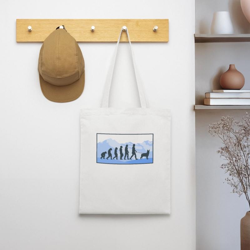 Cadeau de renard de l’évolution de l’évolution Sac en tissu