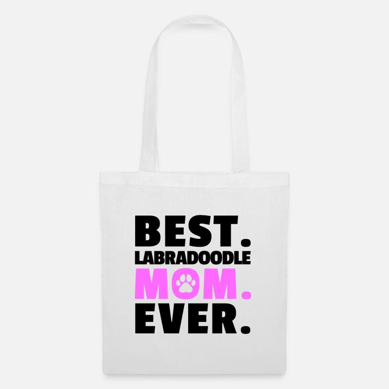 Beste Labradoodle Mama Retriever Geschenk - Stoffbeutel - Weiß
