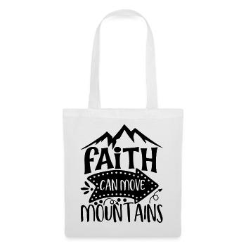 Faith Can Move Mountains Inspiration - Tote Bag - white - Front