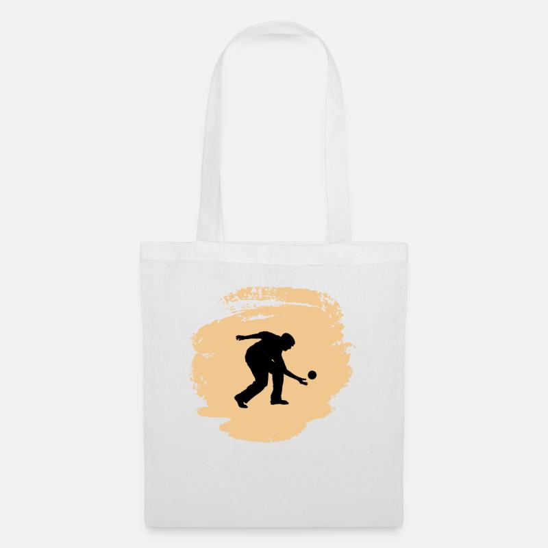 Boule Bocce Boccia Player - Tote Bag - white
