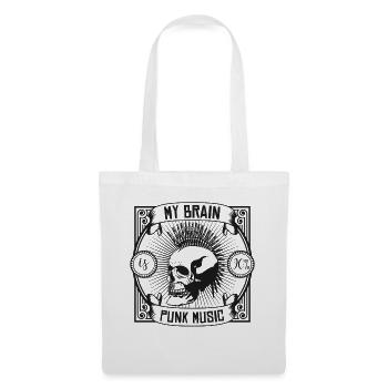 Anarchie symbole anarchiste Punk Rock sort - Sac en tissu - blanc - Devant