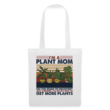Plant Mom Vintage Retro Sunset - Tote Bag - white - Front