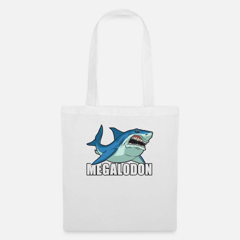 Megalodon - Stoffbeutel - Weiß