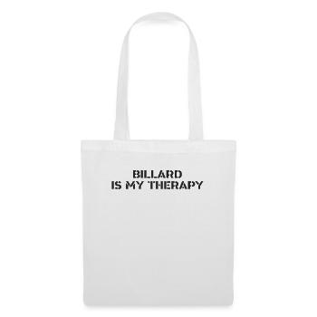 Billiards - Billiards is my therapy - Tote Bag - white - Front