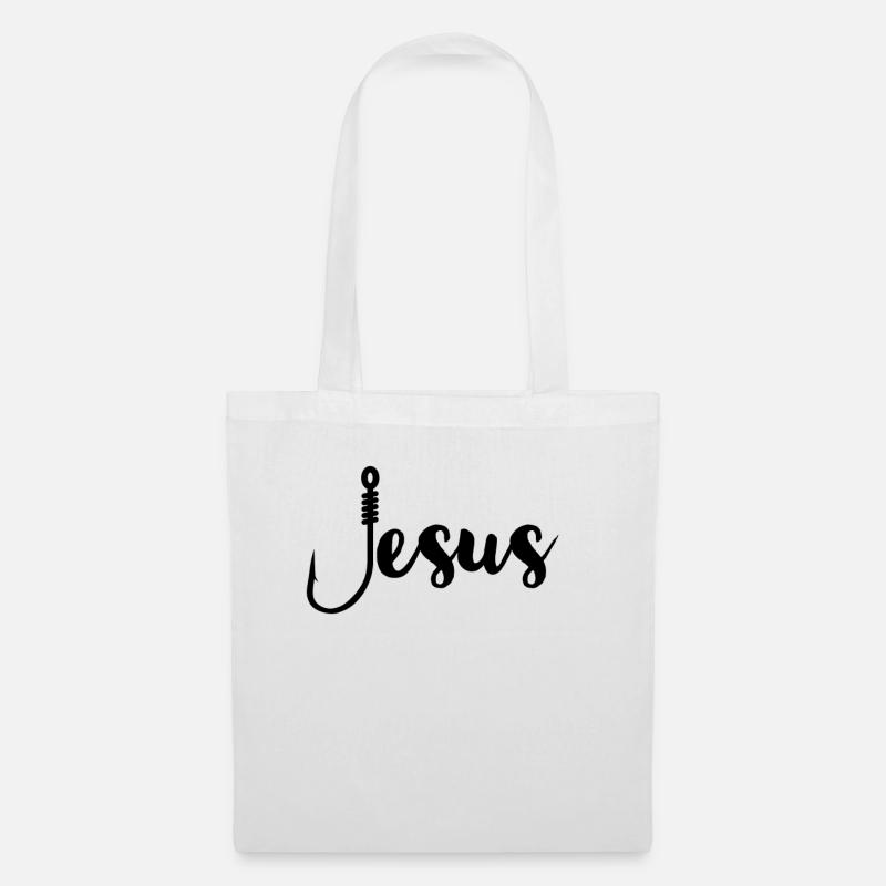 Jesus Jesus Jesus Christlich Christlich Christlich - Stoffbeutel - Weiß