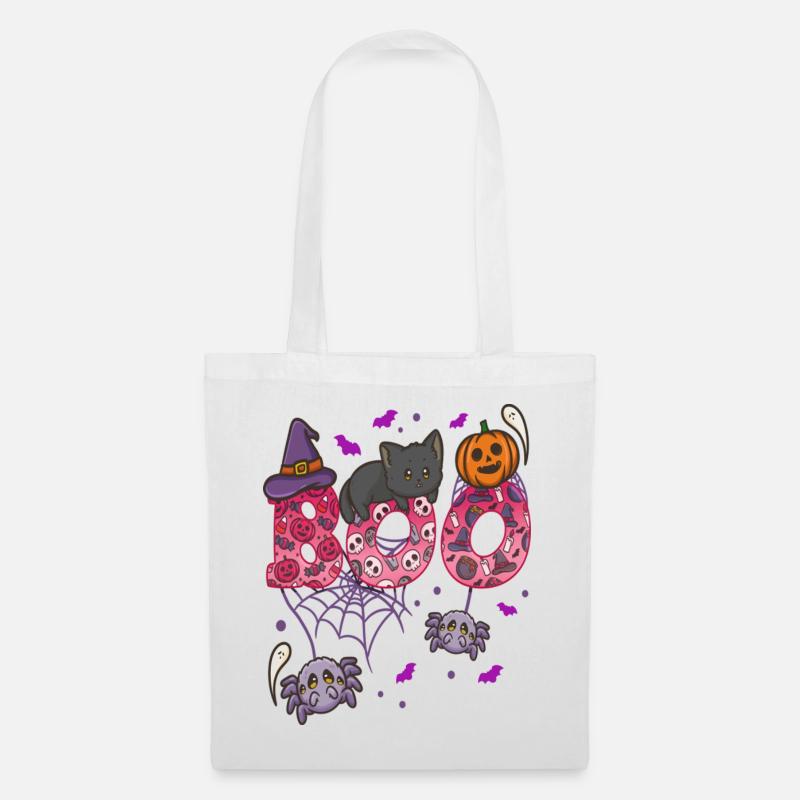 Halloween Boo Costume - Stoffbeutel - Weiß