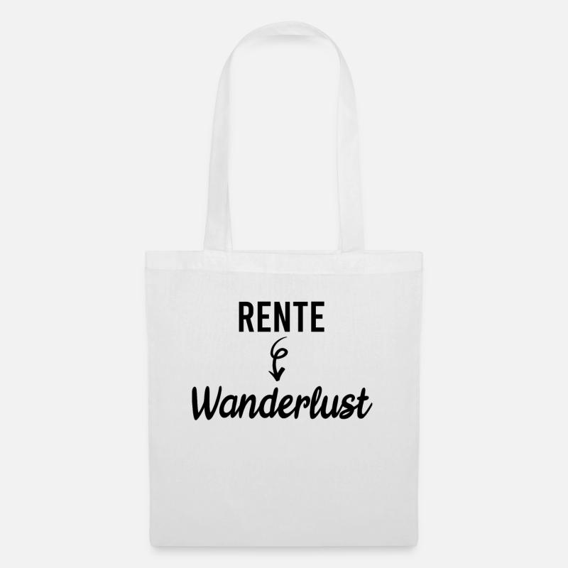 Rente Wandern - Stoffbeutel - Weiß